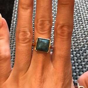 Turquoise stone ring